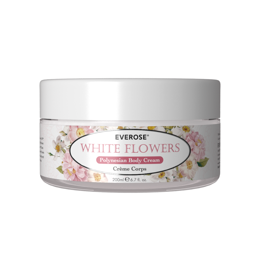 White Flowers Polynesian Body Cream 200mL